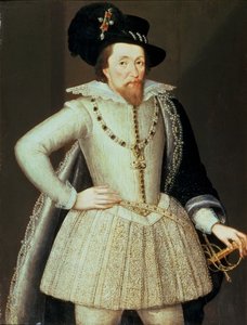 James I, halvlengde portrett