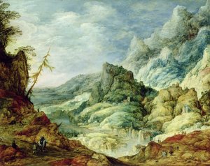 Alpelandskap, ca. 1620