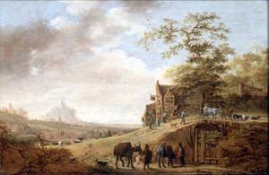 Et pastoralt landskap (panel)