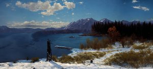 JJM gjenskaper Bierstadt-A: Lake Tahoe