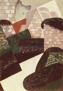 Landskap ved Loches, 1916 (panel)