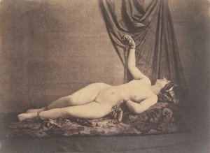 [Lengende naken kvinne], ca. 1853.