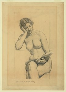 Romantikk - nakenstudie Abstrakt/medium