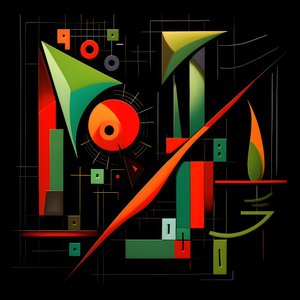 En aksjemarkedstrend i Picasso-stil 3