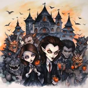 Halloween med vampyrer og varulver 2