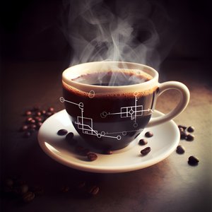 "Kaffe + vitenskap = energi" 4