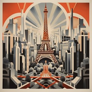 Reklameplakat, Paris, Frankrike 2