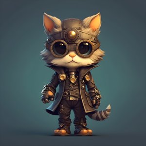 antropomorf søt katt 2