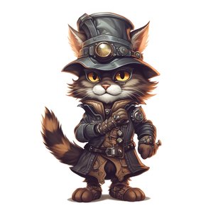 antropomorf søt katt 3