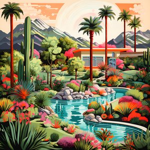 detaljert illustrasjon av Palm Springs 4
