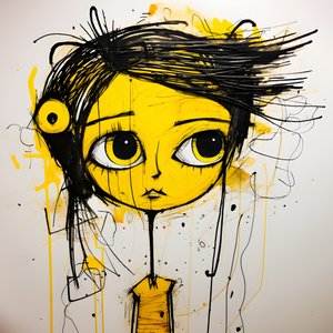 gul tegneseriefigur 2