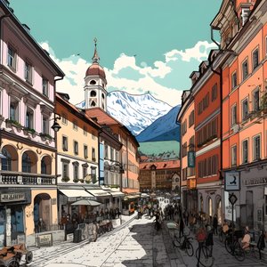 Innsbruck, tegneserie 3