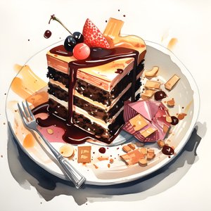 sjokoladekaramell rabarbrakake 3