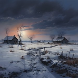 snølandskap. En mediefarm 3