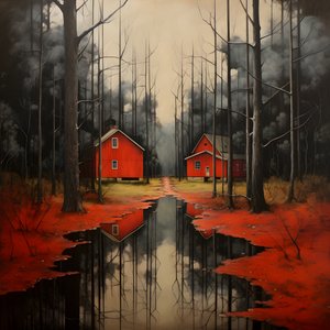 to røde hus i skogen 2