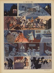Julaften. Illustrasjon for Le Rire