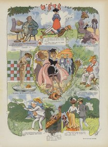 Sommer. Illustrasjon for Le Rire