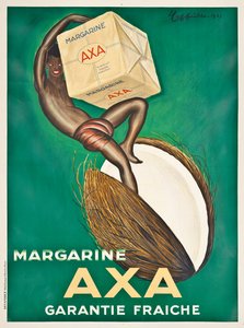 Plakat som reklamerer for Axa margarine, 1931