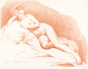 Liggende naken kvinne, 1771.