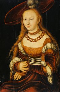 Portrett av en ung dame, ca. 1350
