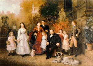 Familie til forretningsmannen B. H. Strousberg