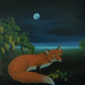 Moonlighting Wixen, 2016 olje på lerret
