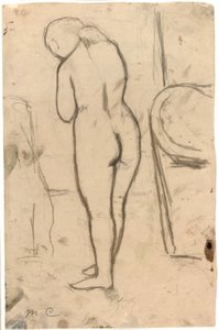 Tegning for stående naken, ca. 1879