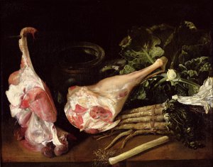 Kjøkkenbord, stilleben