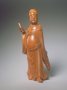 Figur av Wen Chang (buksbom)
