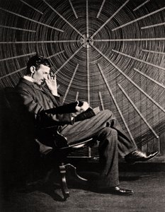 Portrett av Nikola Tesla, 1890