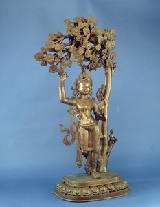 Buddhas fødsel (messing)