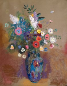 Bukett med blomster, ca. 1905