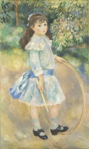 Jente med en bøyle, 1885
