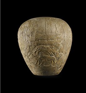Macehead of Narmer (kalkstein)