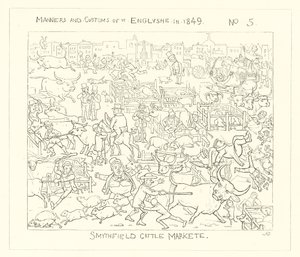 1849, Smithfield Cattle Market