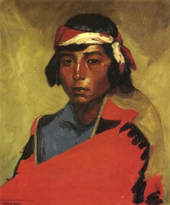 Gutt fra Tesuque Pueblo, 1916