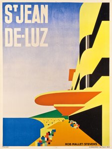 Plakatreklame for Saint-Jean-de-Luz, 1928