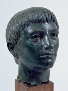 Head of a Child (bronse) (se 254055)