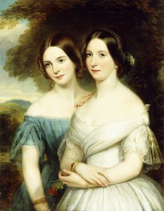 Portrett av to søstre, 1856