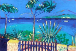 Gate to the Sea (akryl om bord)