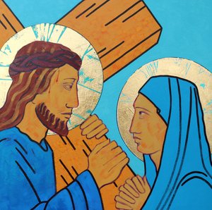 Jesus møter sin mor