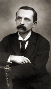 Portrett av J.M.Barrie, c1890 (sepia-foto)
