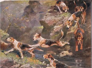 Over the River, illustrasjon fra 'Hounds'