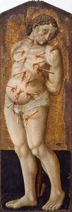 Saint Sebastian (tempera på tre)