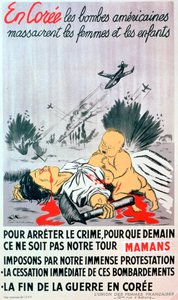 Fransk anti-koreansk krigsplakat, 1950