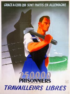 Fransk arbeidere for Tyskland-plakat, 1943