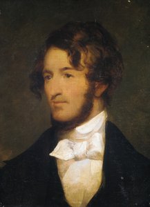 Portrett av en mann, 1800-1850.