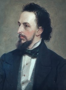 Portrett av en mann, ca. 1850.