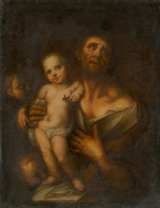 Saint Joseph med Jesusbarnet
