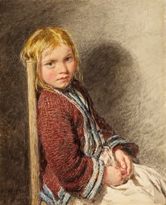 Den sjenerte sitter, ca. 1840